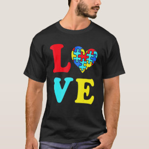 Inspirierende Autismus-Bewusstseins-Liebe Liebensw T-Shirt