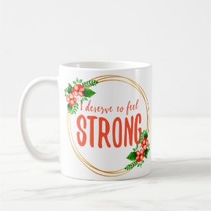 inspirierende Bekenntnisse für Leben und Liebe Kaffeetasse