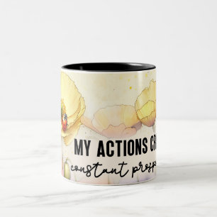 Inspirierende Blumenverpackung Zweifarbige Tasse