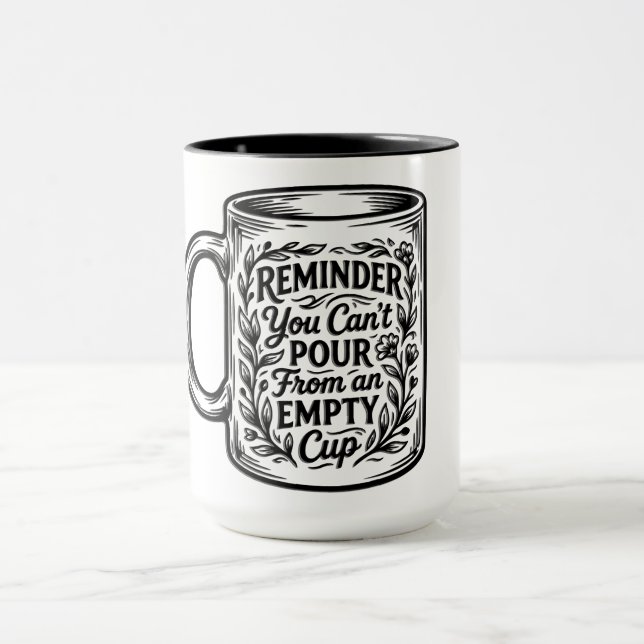 Inspirierende Erinnerung Tasse (Zentrum)