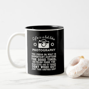 Inspirierende Fotografen Lebensnahe Fotografie Zweifarbige Tasse