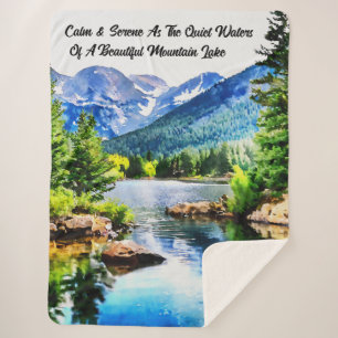 Inspirierende Landschaft Sherpadecke