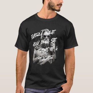 Inspirierende männliche Lehrer Graffiti PNG T-Shirt