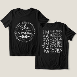 Inspirierende Mawmaw Tri-Blend Shirt