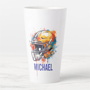 Inspirierende Motivierende Fußballhelm Name Milchtasse