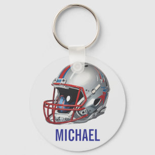 Inspirierende Motivierende Fußballhelm Name Schlüsselanhänger