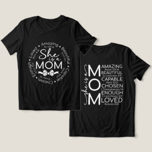Inspirierende Mutter Tri-Blend Shirt