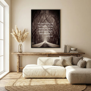 Inspirierende Natur-Wald-Bäume-Leinwand-Kunst Leinwanddruck