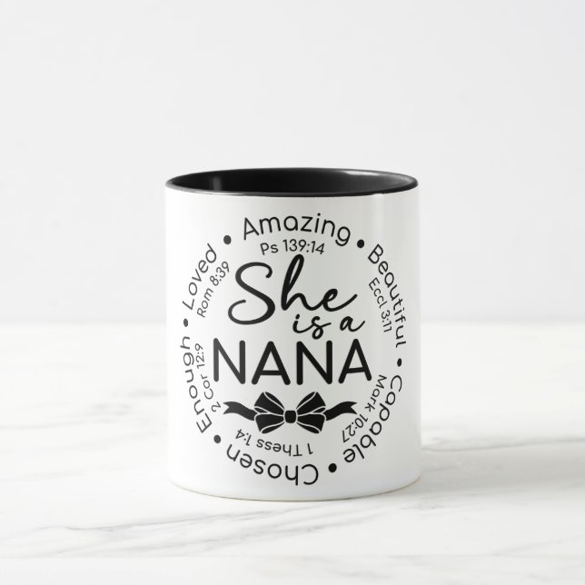 Inspirierende Oma Tasse (Zentrum)