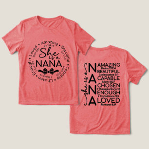 Inspirierende Oma Tri-Blend Shirt