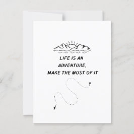 Inspirierende Postkarte