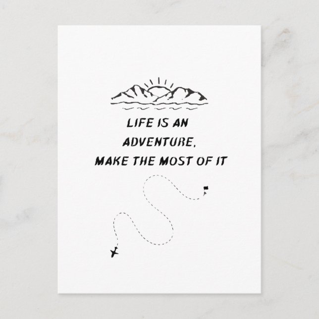 Inspirierende Postkarte (Vorderseite)