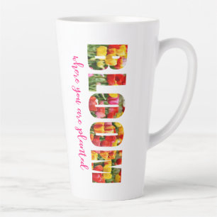 Inspirierende Tulpe Milchtasse