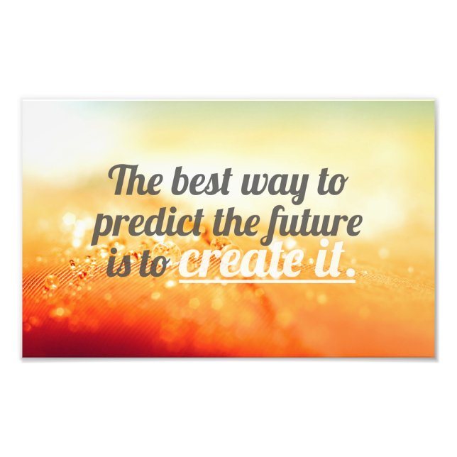 inspirierende und motivierend Zitate Fotodruck (Vorne)