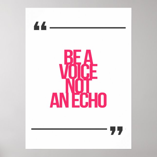 inspirierende und motivierend Zitate Poster (Vorne)