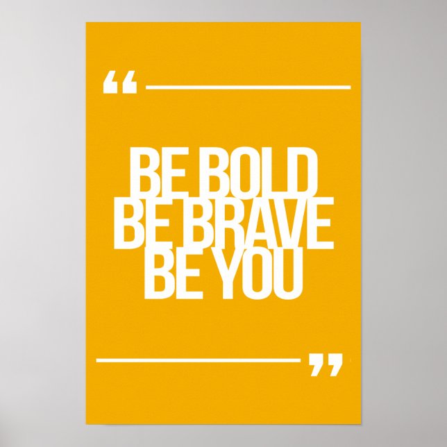 inspirierende und motivierend Zitate Poster (Vorne)