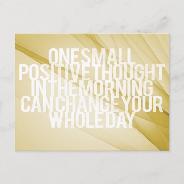 inspirierende und motivierend Zitate Postkarte (Vorderseite)