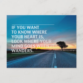 inspirierende und motivierend Zitate Postkarte
