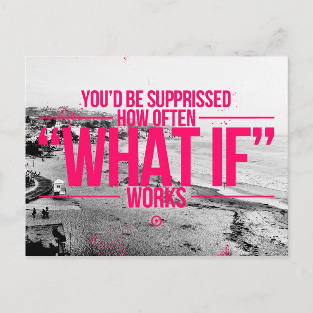 inspirierende und motivierend Zitate Postkarte (Vorderseite)