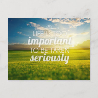 inspirierende und motivierend Zitate Postkarte