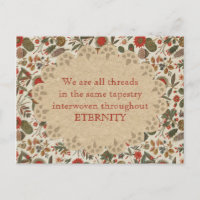 Inspirierende vintage botanische Tapete