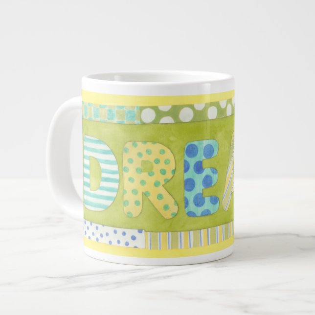 inspirierende Worte von Megan Meagher | Traum Jumbo-Tasse (Vorderseite Links)