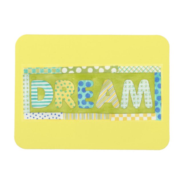 inspirierende Worte von Megan Meagher | Traum Magnet (Horizontal)