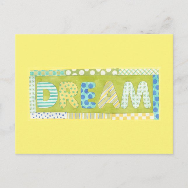 inspirierende Worte von Megan Meagher | Traum Postkarte (Vorderseite)
