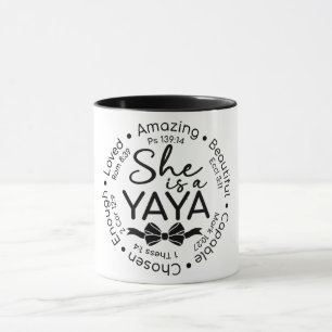 Inspirierende Yaya Tasse