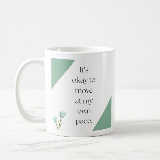 Inspirierende Zitat-Kaffeetasse Kaffeetasse (Links)