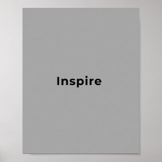 Inspirierende Zitat-Kunst Poster