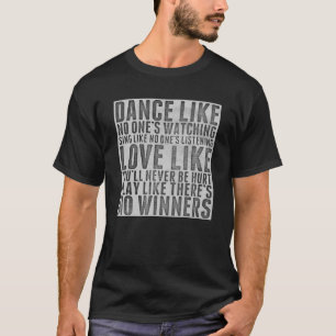 Inspirierende Zitat Rustikales Grunge-Text-Schild T-Shirt