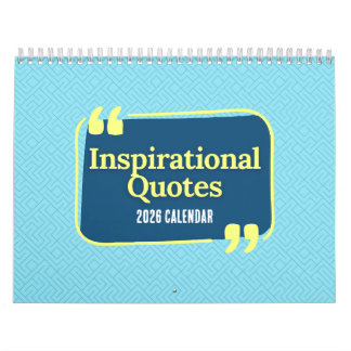 Inspirierende Zitate 2026 Kalender