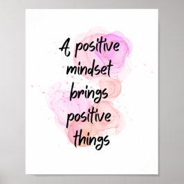 inspirierende Zitate positiv, Werden motiviert Poster