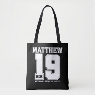 Inspirierender Bibelvers Tasche
