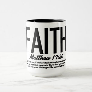 Inspirierender christlicher Bibelvers Tasse
