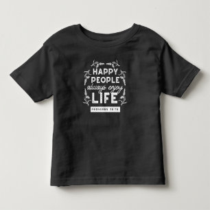 Inspirierender christlicher Spruch aus Sprüche 15: Kleinkind T-shirt