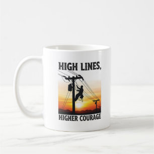 Inspirierender Elektriker Kaffeetasse