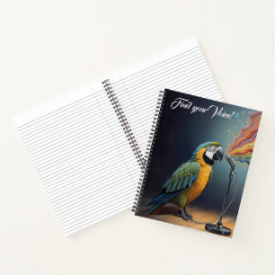 inspirierender Papageien-Kalender-Notizbuch-Planer Notizbuch