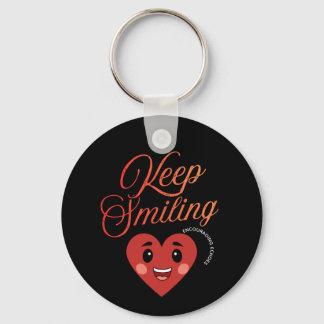 Inspirierender Schlüsselanhänger 'Keep Smiling'