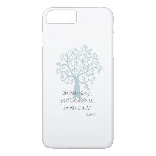 Inspirierender Sei-die-Veränderung-Baum Case-Mate iPhone Hülle