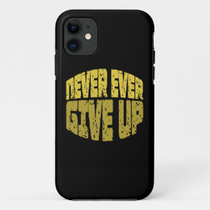 Inspirierender Spruch - Niemals Aufgeben Case-Mate iPhone Hülle