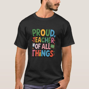 Inspirierender stolzer Lehrer für alle lustigen Di T-Shirt