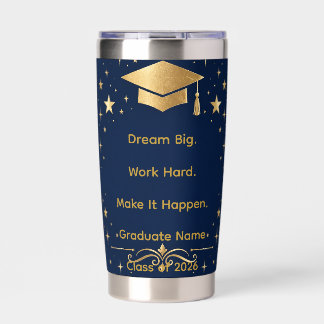 Inspirierendes Abschlusszitat 20 oz Thermotumbler Thermobecher