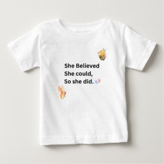 Inspirierendes Baby-Body - Motivierendes Zitat Baby T-shirt