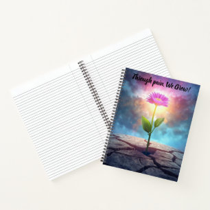 inspirierendes Blumenkalender-Notizbuch-Planer Notizbuch