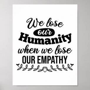 inspirierendes Empathieangebot Poster