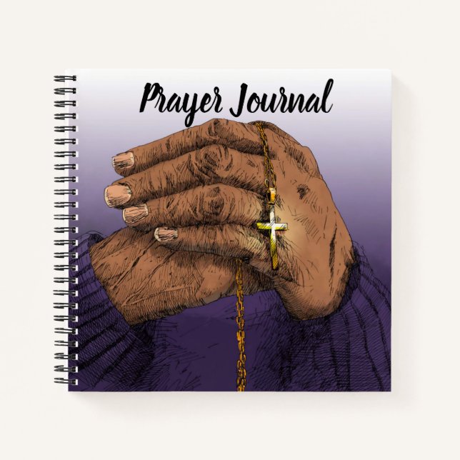 inspirierendes Foto-Prayer-Journal mit Gedicht Notizbuch (Vorderseite)