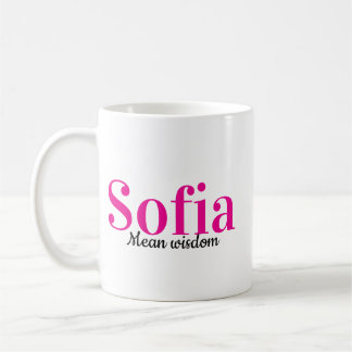 Inspirierendes Geschenk Personalisierter Name & Be Kaffeetasse