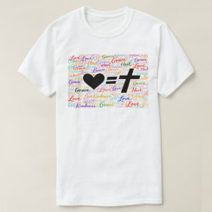 Inspirierendes Glaubens-T-Shirt mit mutigem Grafik T-Shirt